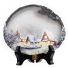 Amogeeli Natural Geode Agate Crystal for Office Home Decor, Prints Arts Decorative Stone with Stand view 1