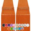 2PCS 12x72 Inch Sequin Table Runner Orange Glitter Table Runner for Party, Wedding, Bridal Baby Shower, Event Decorations2PCS, 12x72 Inch, Orange view 1