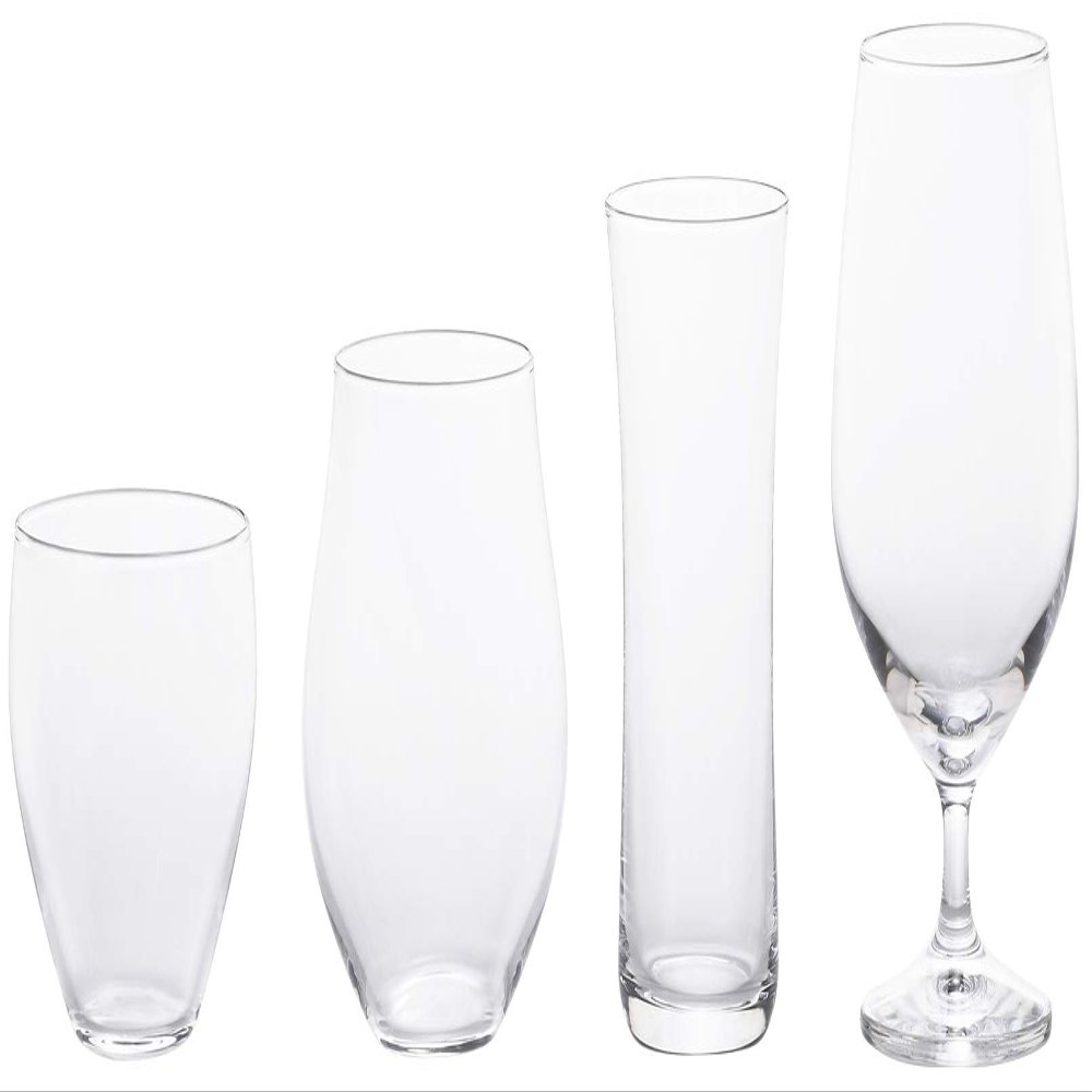 Aderia S-6338 Japanese Sake Glass, Clear, Craft Salmon Glass, Tasting Set, Dishwasher Safe, Comes in a Presentation Box, Made in Japan