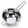 1000ML Upgrade Double Boiler Stainless Steel Melting Pot For Chocolate, Candle and Candy Making (34oz) view 1