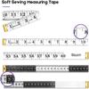 iBayam 2 Pack Tape Measure Measuring Tape for Body Fabric Sewing 60"/150cm view 3