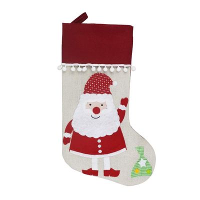 DUO ER Christmas Stockings Plush Knitted Xmas Stockings Gift Bag Christmas Tree Hanging Ornaments Fireplace Tree Christmas Decoration (Color : E)