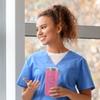 PlaqueMaker Personalized 20-oz Nurse, Doctor, Veterinarian or Medical Professional Tumbler - Add A Name Within The Stethoscope to Make it Special to the Recipient. (Pink) view 2