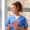 PlaqueMaker Personalized 20-oz Nurse, Doctor, Veterinarian or Medical Professional Tumbler - Add A Name Within The Stethoscope to Make it Special to the Recipient. (Coral) view 2