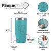 PlaqueMaker Personalized 20-oz Nurse, Doctor, Veterinarian or Medical Professional Tumbler - Add A Name Within The Stethoscope to Make it Special to the Recipient. (Teal) view 4