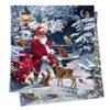 20-ct Animals Santa Napkins for Decoupage - Christmas & Winter Decorative Napkins for Dinner & Lunch view 3