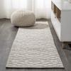 JONATHAN Y Moroccan Diamond Indoor Outdoor Runner Rug 2X8 Beige, Ararat High-Low Pile Modern for Backyard, Patio, Porch, Easy-Cleaning, High Traffic, Pet-Friendly, Non-Shedding (SBH105A-28) view 3