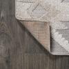 JONATHAN Y Neutral Diamond Kilim Indoor Outdoor Area Rug 4X6 Beige/Gray, Sumak High-Low Pile for Backyard, Patio, Porch, Easy-Cleaning, High Traffic, Pet-Friendly, Non-Shedding (SBH107A-4) view 4