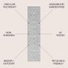 JONATHAN Y Moroccan Diamond Indoor Outdoor Runner Rug 2X8 Black/Ivory, Ararat High-Low Pile Modern for Backyard, Patio, Porch, Easy-Cleaning, High Traffic, Pet-Friendly, Non-Shedding (SBH105B-28) view 2