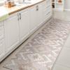 JONATHAN Y Neutral Diamond Kilim Indoor Outdoor Runner Rug 2X10 Beige/Gray, Sumak High-Low Pile for Backyard, Patio, Porch, Easy-Cleaning, High Traffic, Pet-Friendly, Non-Shedding (SBH107A-210) view 1