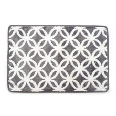 20 x 39 in. Ultra Plush Opus Knitted Cut Pile Polyester Bath Mat - Gray