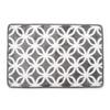 20 x 39 in. Ultra Plush Opus Knitted Cut Pile Polyester Bath Mat - Gray view 1
