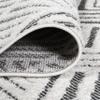 JONATHAN Y Art Deco Geometric Indoor Outdoor Runner Rug 2X8 White/Black, Jordan High-Low Pile for Backyard, Patio, Porch, Easy-Cleaning, High Traffic, Pet-Friendly, Non-Shedding (SBH103A-28) view 4