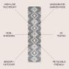 JONATHAN Y Neutral Diamond Kilim Indoor Outdoor Runner Rug 2X8 Gray/White/Black, Sumak High-Low Pile for Backyard, Patio, Porch, Easy-Cleaning, High Traffic, Pet-Friendly, Non-Shedding SBH107B-28 view 2