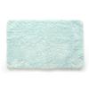 BetterBeds 21 x 34 in. Ultra Plush Polyester Shaggy Bath Mat - Aqua view 1
