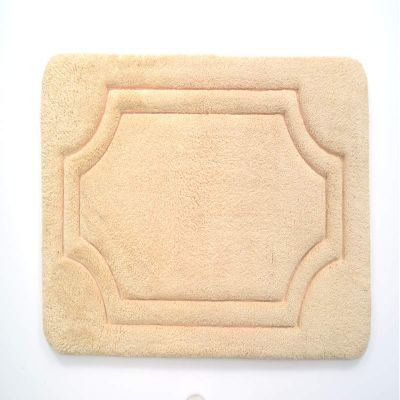 21 x 34 in. Luxurious Memory Foam Bath Mat with Water Shield Technology - Biscotti Beige