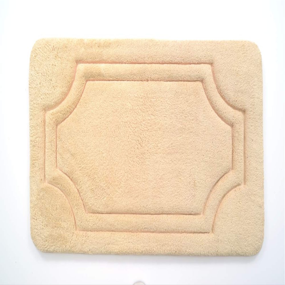 21 x 34 in. Luxurious Memory Foam Bath Mat with Water Shield Technology - Biscotti Beige