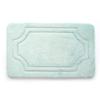 BetterBeds 21 x 34 in. Luxurious Memory Foam Bath Mat with Water Shield Technology - Misty Blue view 1