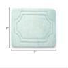 BetterBeds 21 x 34 in. Luxurious Memory Foam Bath Mat with Water Shield Technology - Misty Blue view 2