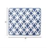 20 x 39 in. Ultra Plush Opus Knitted Cut Pile Polyester Bath Mat - Blue view 2