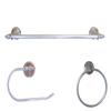 Arista Annchester Collection 3-Piece Bathroom Hardware Kit in Chrome view 1