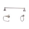 ARISTA Bath Products Arista Summit Collection 3 Piece Bathroom Accessory Set with Euro TP Holder view 1