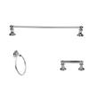 ARISTA Bath Products ARISTA Highlander Collection 3 Piece Bathroom Hardware Set Chrome view 1