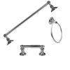 ARISTA Bath Products ARISTA Highlander Collection 3 Piece Bathroom Hardware Set Chrome view 2