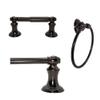 Arista Highlander Collection 3-Piece Bathroom Hardware Kit in Oil-Rubbed Bronze view 1