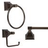 Arista Leonard Collection 3-Piece Bathroom Hardware Kit in Oil-Rubbed Bronze view 2