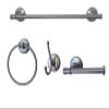 Arista Edgerton Collection 4-Piece Bathroom Hardware Set in Satin Nickel view 1