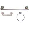ARISTA Bath Products ARISTA Belding Collection 3 Piece Bathroom Hardware Set Satin Nickel view 2