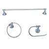 Arista Annchester Collection 3-Piece Bathroom Hardware Set in Satin Nickel view 1