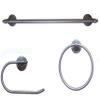 Arista Annchester Collection 3-Piece Bathroom Hardware Set in Satin Nickel view 2