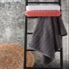 BAGNO MILANO Turkish Bath Towels, Soft Plush Jacquard Luxury Bath Towels, Quick Dry Towel Set (Charcoal, 6 pcs Towel Set) view 3