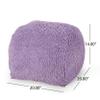Christopher Knight Home Moloney Round Pouf - Microfiber Chenille - Lavender view 3