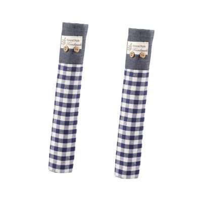 SOLUSTRE 2pcs Refrigerator Door Handle Covers Kitchen Appliances Gloves Antiskid Protector Gloves Handle Wrap Handle Cloth for Fridge Microwave Closet Doors