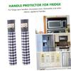 SOLUSTRE 2pcs Refrigerator Door Handle Covers Kitchen Appliances Gloves Antiskid Protector Gloves Handle Wrap Handle Cloth for Fridge Microwave Closet Doors view 3