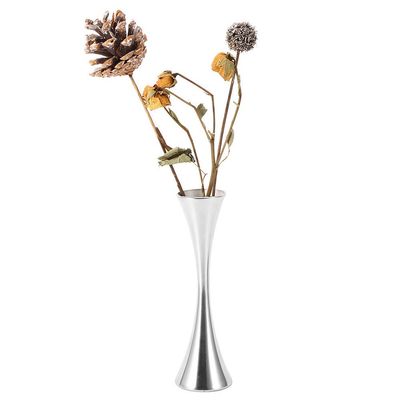 6.7 Inch Mini Flower Vase, Stainless Steel Bud Floral Vase for Home Office Centerpieces Decorative