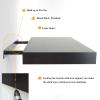 36 Inches Wall Mounted Floating Shelves Set of 2,Espresso Wall Display Ledge Shelf Wide Panel 12 Inches Deep,35.43" L x 11.81" D x 2" T, Deeper Than Others, Espresso view 4