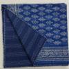 INDIANHANDICRAFTS India Hand Block Printed Kantha Bedcover Vintage pure Cotton Quilt big tree printed Bedspread Queen Blue Indigo Kantha Quilt sanganeri Gudari 013 view 2