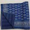 INDIANHANDICRAFTS India Hand Block Printed Kantha Bedcover Vintage pure Cotton Quilt big tree printed Bedspread Queen Blue Indigo Kantha Quilt sanganeri Gudari 013 view 4