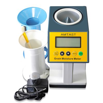 AMTAST Grain Moisture Meter High Precision Grain Moisture Tester with Temperature Compensation Seed Moisture Meter for 24 Grains including Wheat, Soybean, Coffee and More