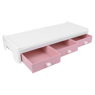 Cabilock 1pc Storage Stand Screen Elevated Shelf Desktop Storage Rack Storage Case Heightening Storage Rack Elevated Rack Sundries Storage Holder Office Stand