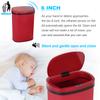 Bigacc 13 Gallon 50L Touch Free Automatic Stainless Steel Trash Can Garbage Can Metal Trash Bin with Lid for Kitchen Living Room Office Bathroom, Electronic Motion Sensor Automatic Trash Can - Red view 3