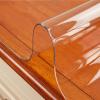 KDDEON PVC Soft Glass Table Cover Protector,68 Edging Transparent Tablecloth Protector,Clear Plastic Crystal Plate,Waterproof/Oilproof/Anti-Scald Coffee Table Mat (80x180cm/31x71in) view 1