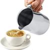 350ml Stainless Steel Pointed Mouth Garland Cup Milk Froth Pot, Espresso Latte Art Style Pitcher Coffee Milk Frothing Cup view 1