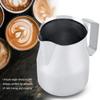 350ml Stainless Steel Pointed Mouth Garland Cup Milk Froth Pot, Espresso Latte Art Style Pitcher Coffee Milk Frothing Cup view 3