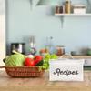 AuldHome Design Rustic White Recipe Box; Enamel Farmhouse Recipe Holder and Organizer for 4 x 6 Inch Recipe Cards view 4