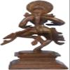 A Classical Indian Dancer - Brass Statue - Color Alluring Antique Chola Color view 2